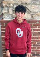 Nike Oklahoma Sooners Mens Crimson Club Long Sleeve Hoodie