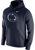 Nike Penn State Nittany Lions Mens Navy Blue Club Graphic Long Sleeve Hoodie