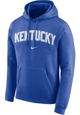 Nike Kentucky Wildcats Mens Blue Arch Long Sleeve Hoodie