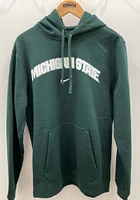 Nike Michigan State Spartans Mens Green Arch Long Sleeve Hoodie