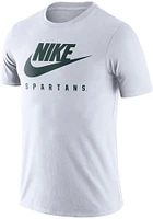 Nike Michigan State Spartans White Futura Short Sleeve T Shirt