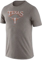 Nike Texas Longhorns Grey Triblend Old School Short Sleeve Fashion T Shirt