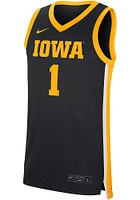 Nike Iowa Hawkeyes Black Replica Road Jersey