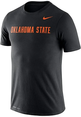 Nike Oklahoma State Cowboys Black Legend Wordmark Short Sleeve T Shirt