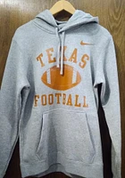 Nike Texas Longhorns Mens Grey Club Football Long Sleeve Hoodie