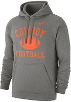 Nike Oklahoma State Cowboys Mens Football Club Fleece Long Sleeve Hoodie