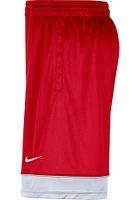 Nike Ohio State Buckeyes Mens Red Stacked Fast Break Shorts