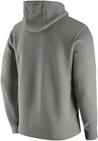 Nike Purdue Boilermakers Mens Grey Club Fleece Logo Long Sleeve Hoodie