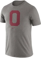 Nike Oklahoma Sooners Grey Old School Short Sleeve Fashion T Shirt