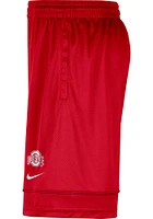 Nike Ohio State Buckeyes Mens Red Logo Fast Break Shorts