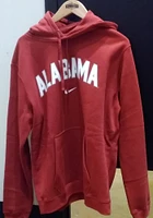 Nike Alabama Crimson Tide Mens Club Fleece Arch Long Sleeve Hoodie