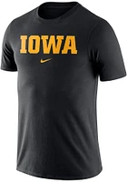 Nike Iowa Hawkeyes Essential Wordmark Short Sleeve T Shirt