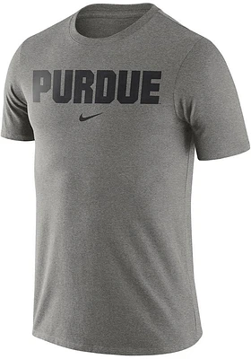 Nike Purdue Boilermakers Essential Wordmark Short Sleeve T Shirt