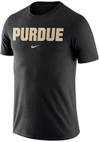 Nike Purdue Boilermakers Essential Wordmark Short Sleeve T Shirt