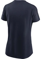 Nike Dallas Cowboys Womens Navy Blue Primetime Short Sleeve T-Shirt