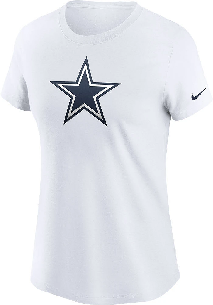 Nike Dallas Cowboys Womens White Primetime Short Sleeve T-Shirt