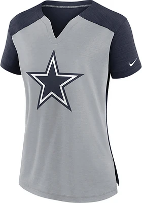Nike Dallas Cowboys Womens Primetime Short Sleeve T-Shirt