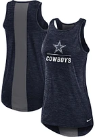 Nike Dallas Cowboys Womens Navy Blue Primetime Tank Top