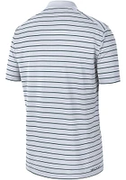 Nike Michigan State Spartans Mens White DriFIT Victory Stripe Short Sleeve Polo
