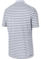 Nike Ohio State Buckeyes Mens White DriFIT Victory Stripe Short Sleeve Polo