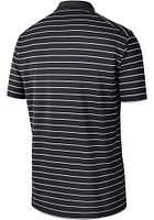 Nike Oklahoma Sooners Mens Black DriFIT Jordan Victory Stripe Short Sleeve Polo