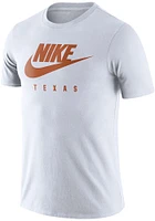 Nike Texas Longhorns White Essential Futura Short Sleeve T Shirt
