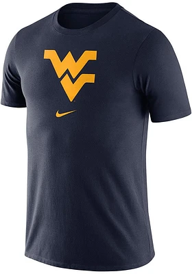 Nike West Virginia Mountaineers Navy Blue Essential Logo Short Sleeve T Shirt