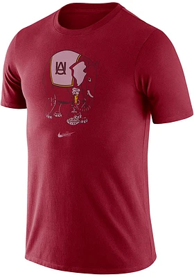 Nike Alabama Crimson Tide Triblend Old School Logo Short Sleeve Fashion T Shirt