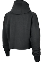 Nike Missouri Tigers Womens Black Campus Crop Hooded Sweatshirt