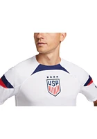 USWNT Mens Nike Replica Soccer Alternate Home Stadium Jersey - White