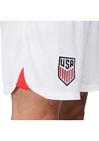 Nike USMNT Mens White Home Stadium Shorts