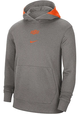 Nike Oklahoma State Cowboys Mens Grey Dri-FIT Spotlight Hood