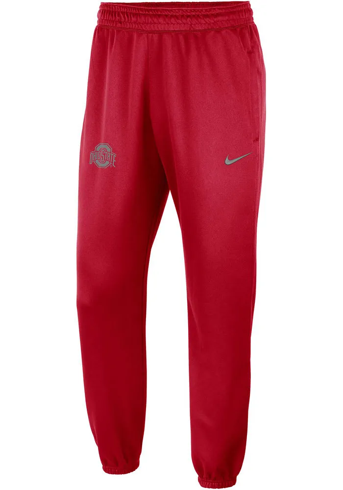 Nike Ohio State Buckeyes Mens Red Dri-FIT Spotlight Sweatpants