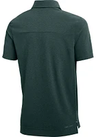 Nike Michigan State Spartans Mens Green Sideline DriFIT Coach Short Sleeve Polo