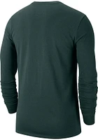 Nike Michigan State Spartans Team Issue Long Sleeve T Shirt
