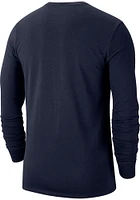 Nike Penn State Nittany Lions Navy Blue Team Issue Long Sleeve T Shirt