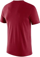 Nike Oklahoma Sooners Crimson Team Issue Short Sleeve T Shirt