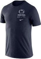 Nike Penn State Nittany Lions Navy Blue Team Issue Graphic Short Sleeve T Shirt