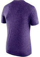 Nike LSU Tigers Purple Triblend Slogan Short Sleeve Fashion T Shirt