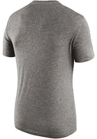 Nike Oklahoma State Cowboys Grey Triblend Slogan Short Sleeve Fashion T Shirt