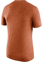 Nike Texas Longhorns Burnt Orange Triblend Slogan Short Sleeve Fashion T Shirt