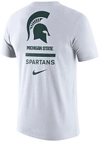 Nike Michigan State Spartans White DriFIT DNA Short Sleeve T Shirt