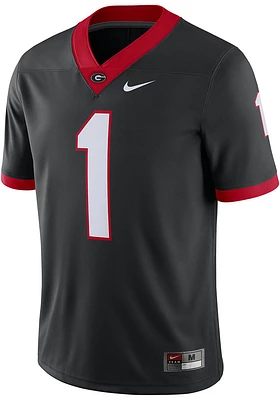 Nike Georgia Bulldogs Black Game Alternate Football Jersey