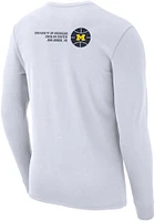 Nike Michigan Wolverines White Jordan Arena Long Sleeve T-Shirt