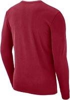 Nike Oklahoma Sooners Crimson Sznl Design Long Sleeve T Shirt