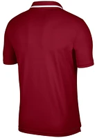 Nike Arkansas Razorbacks Mens Crimson Collegiate DriFIT Short Sleeve Polo