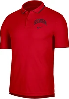 Nike Georgia Bulldogs Mens Red Collegiate DriFIT Short Sleeve Polo