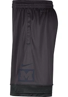 Nike Michigan Wolverines Mens Grey Fast Break Shorts