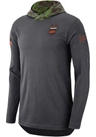 Nike Oklahoma State Cowboys Mens Grey Military Long Sleeve Hoodie