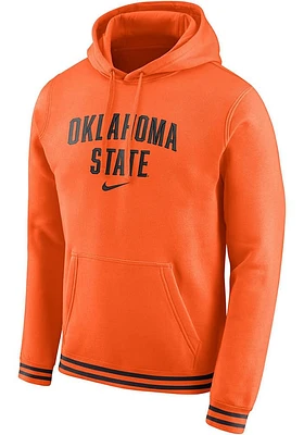 Nike Oklahoma State Cowboys Mens Orange Retro Fashion Hood